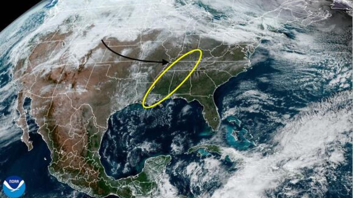 Heavy Showers and Thunderstorms Expected Across Kentucky, Tennessee, and Alabama