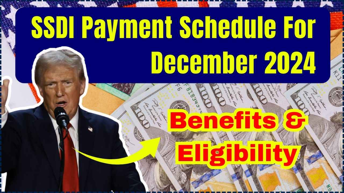 SSDI Payment Schedule for December 2024