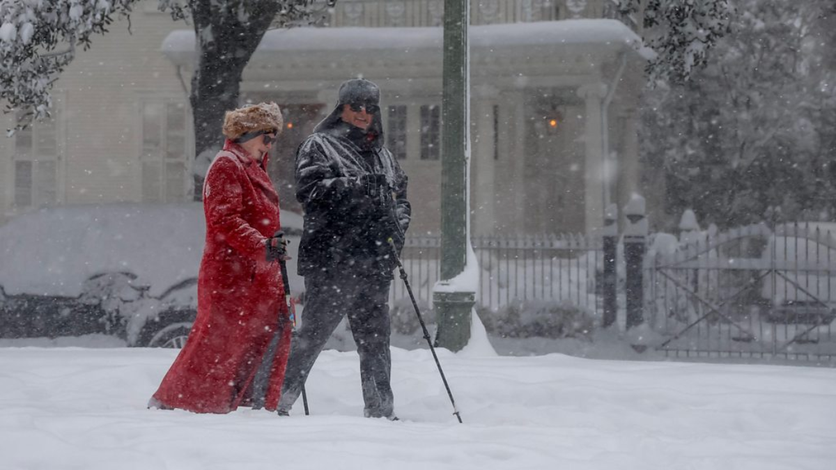 Rare Snowstorm Sweeps US South, Leaves Four Dead