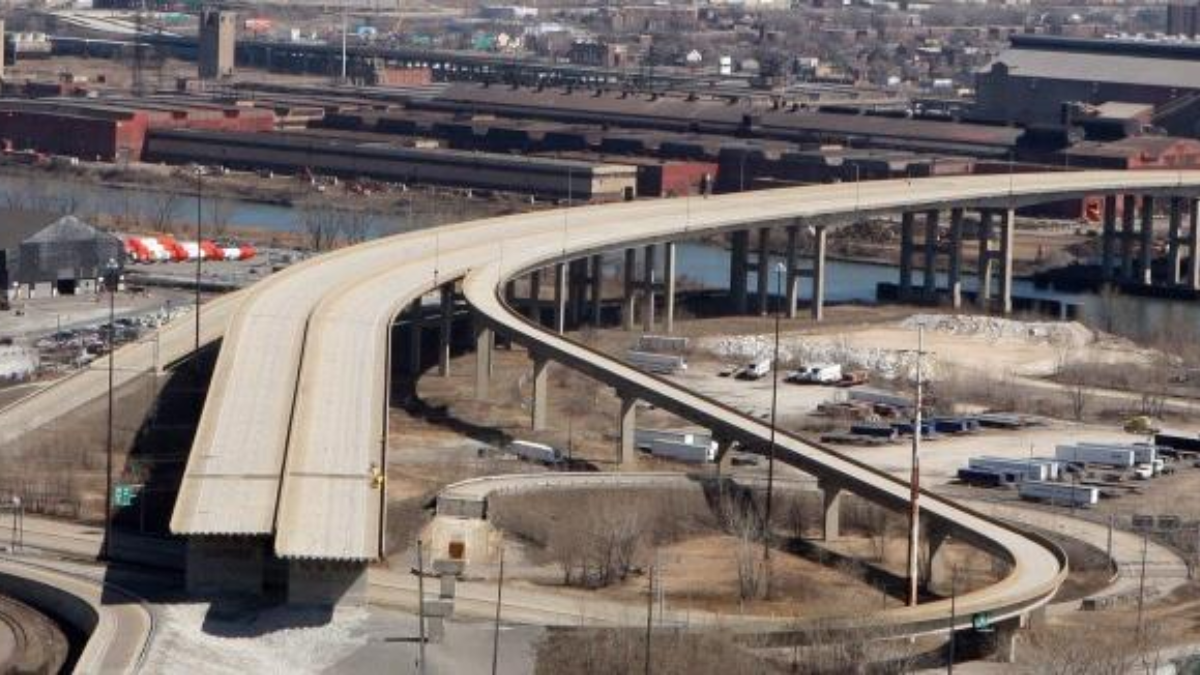 Steel Coils Spill Shuts Down Cline Avenue in Lake County, Indiana