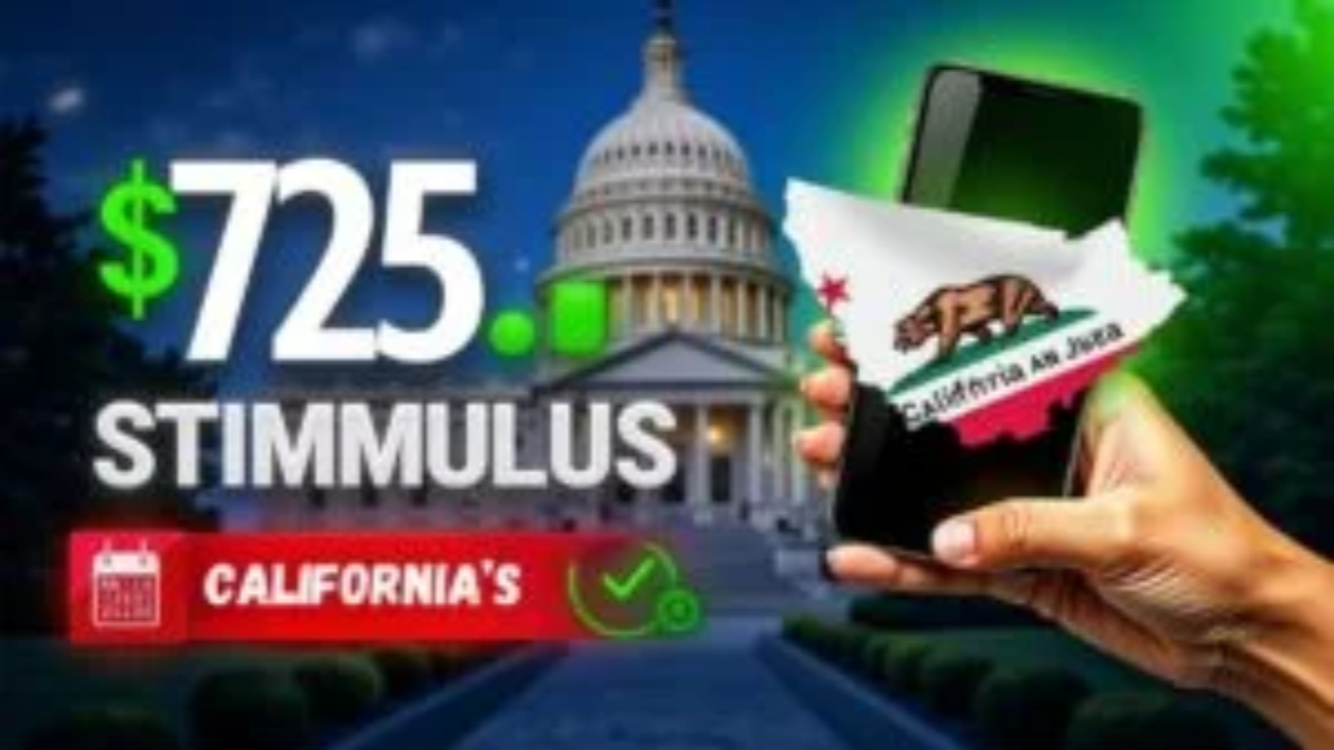 $725 Stimulus for Californians: Who Qualifies and How to Claim It