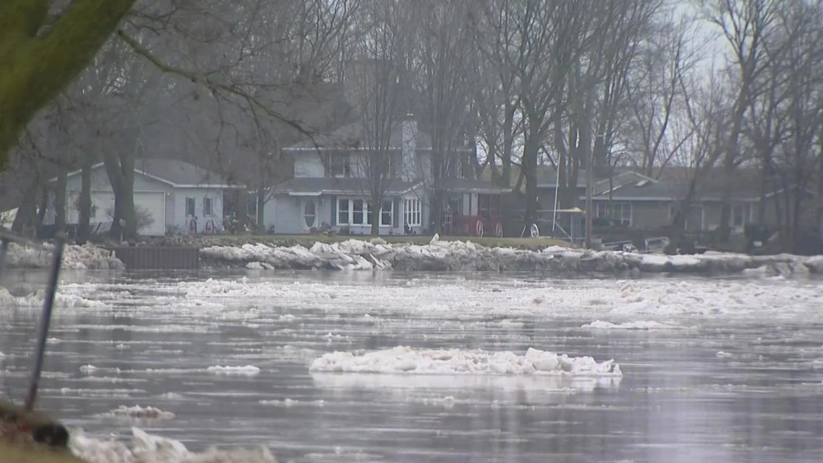 Kankakee River Region Faces Flood Watch as Arctic Blast Strikes Illinois