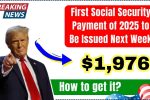 Social Security Update: Find Out When Your First 2025 Payment Will Arrive