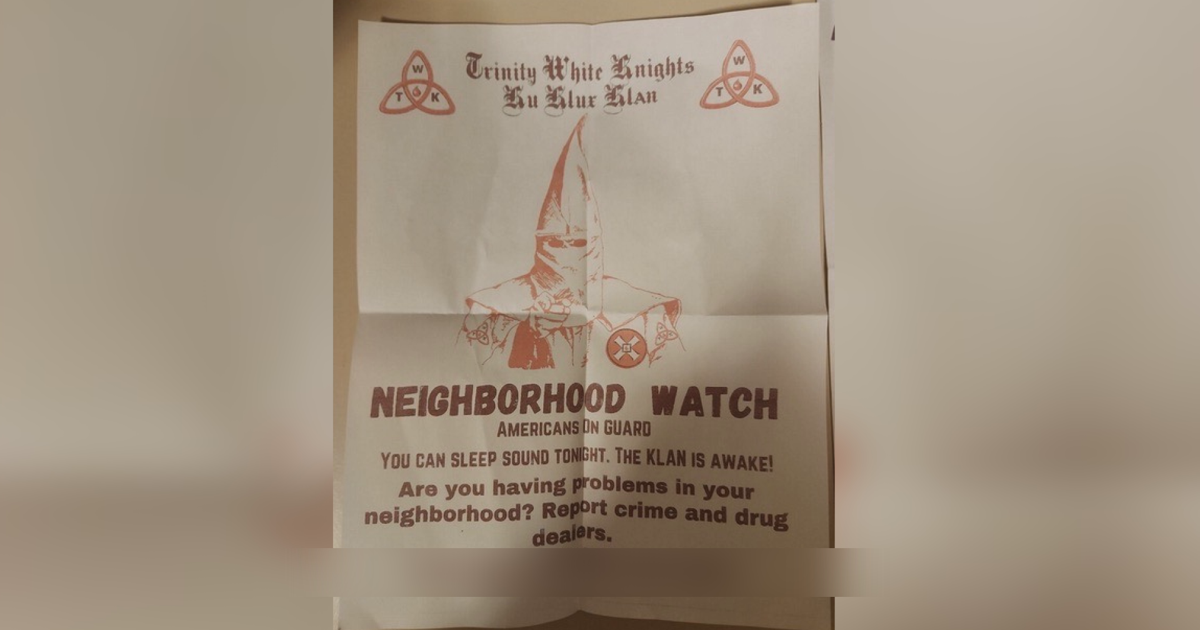 KKK Flyers Spark Fear Across Tri-State Neighborhoods: What You Need to Know