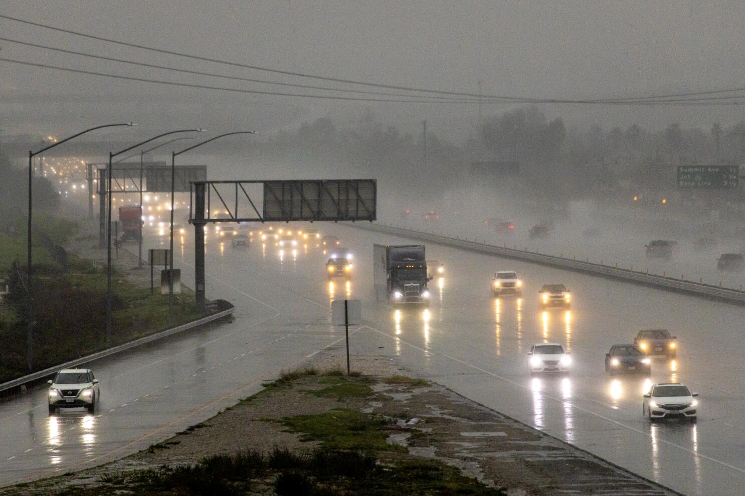 First Rain in Months Raises Hopes and Concerns in Southern California