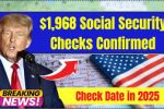 2025 Social Security Checks: How the $1,968 Payments Will Impact You