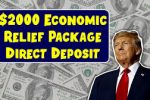 IRS Announces $2000 Economic Relief Package: Get Ready for Direct Deposits in 2025!