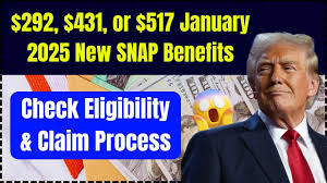 Everything You Need to Know About New SNAP Benefit Amounts: $292, $431, or $517 for January 2025