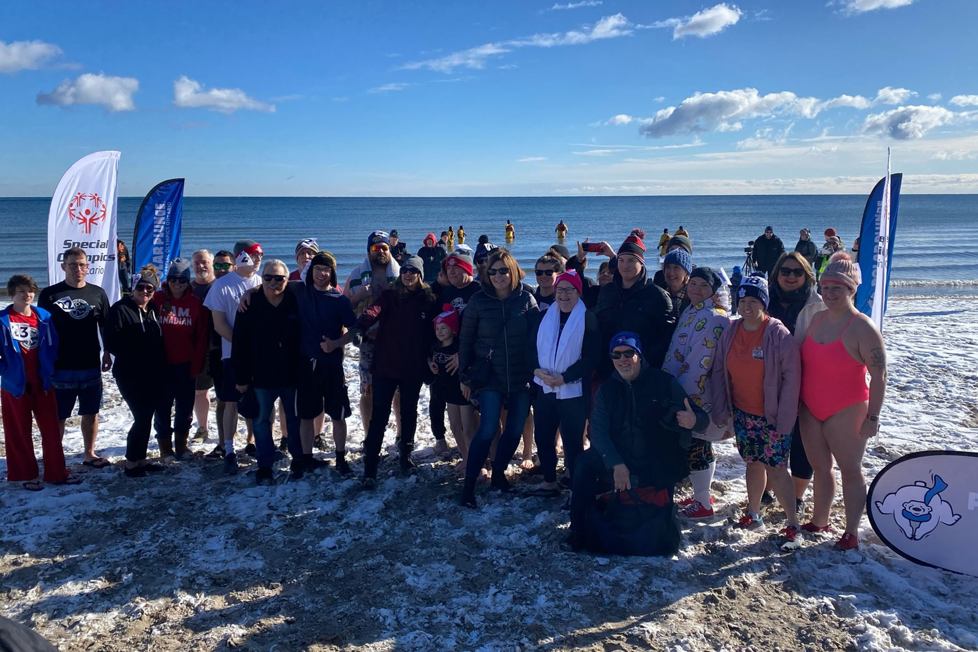 10-Year-Old Princess Bravely Takes the Polar Plunge for Special Olympics